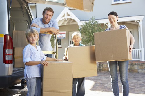 House removal service for a family home in Wimbledon