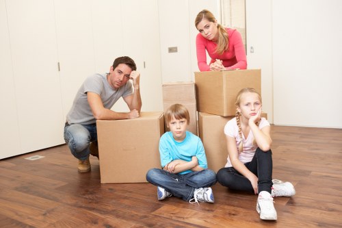 Local house removal team planning a move in Wimbledon