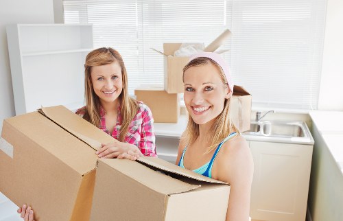 Selection of different moving boxes and packing materials in Wimbledon